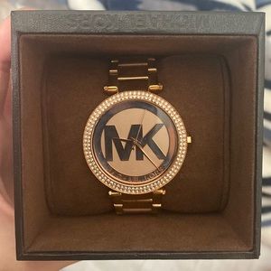 MK ROSE GOLD WATCH
